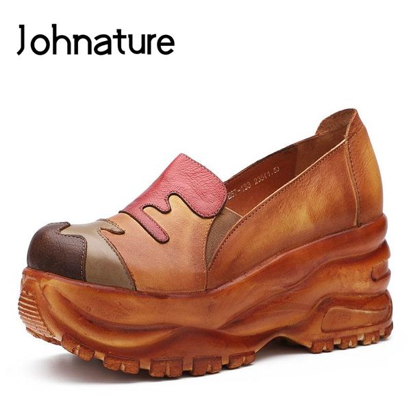johnature 2019 new spring and summer retro personalized genuine leather round toe platform shoes women wedges casual shoes, Black;white
johnature 2019 new spring and summer retro personalized genuine leather round toe platform shoes women wedges casual shoes, Black;white