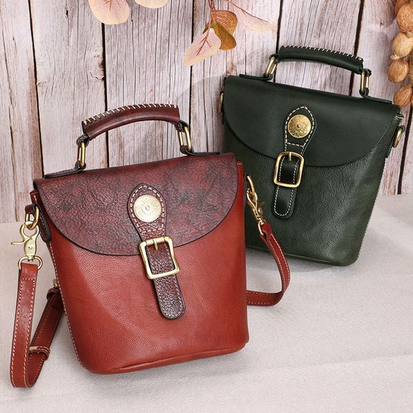 bag girl 2019 new leather women's bag hand-made vintage leather handbag one-shoulder slant bucket
bag girl 2019 new leather women's bag hand-made vintage leather handbag one-shoulder slant bucket