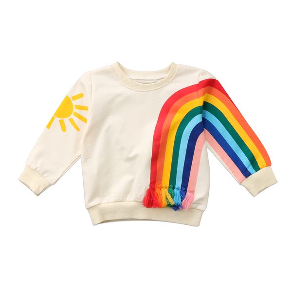 Colorful Rainbow Sweatshirts Tassel Sunshine Clothes Baby Girl Kid Blouse Sweatshirt Cardigan
Colorful Rainbow Sweatshirts Tassel Sunshine Clothes Baby Girl Kid Blouse Sweatshirt Cardigan