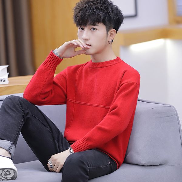 new sweaters men casual autumn winter o-neck pullovers knitted slim fit long sleeve shirt mens sweaters male clothing sh190930, White;black
new sweaters men casual autumn winter o-neck pullovers knitted slim fit long sleeve shirt mens sweaters male clothing sh190930, White;black