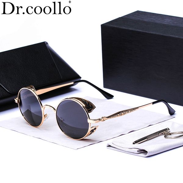 metal round steampunk sunglasses men women fashion glasses brand designer retro frame vintage sunglasses uv400, White;black
metal round steampunk sunglasses men women fashion glasses brand designer retro frame vintage sunglasses uv400, White;black
