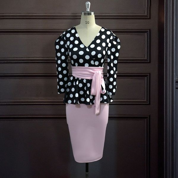 урожай горошек офис дама bodycon midi платье лето 2020 одежда женщин розовой высокая талия платье размер баска мундир plus, Black;gray
урожай горошек офис дама bodycon midi платье лето 2020 одежда женщин розовой высокая талия платье размер баска мундир plus, Black;gray
