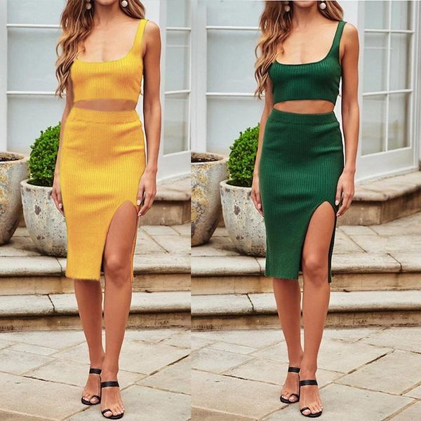 summer 2 piece skirt set women slim and skirt outfit for women sleeveless crop set, White
summer 2 piece skirt set women slim and skirt outfit for women sleeveless crop set, White