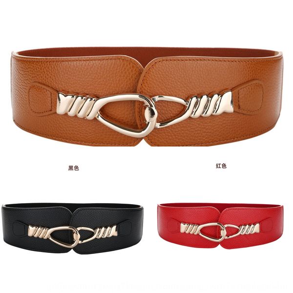be4b4 all-match fully matched women's decorative elastic buckle wide all-match fully matched leather belt belt leather waistband women, Black;brown
be4b4 all-match fully matched women's decorative elastic buckle wide all-match fully matched leather belt belt leather waistband women, Black;brown