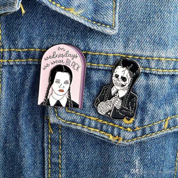 miss zoe the addams family inspired wednesday addams dark enamel pins badge denim jacket jewelry gifts brooches for women men, Gray
miss zoe the addams family inspired wednesday addams dark enamel pins badge denim jacket jewelry gifts brooches for women men, Gray