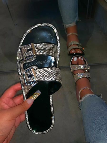 new glitter slippers women summer sandals fashion bling female candy color flip flops beach diamond flat shoes outdoor sandals, Black
new glitter slippers women summer sandals fashion bling female candy color flip flops beach diamond flat shoes outdoor sandals, Black