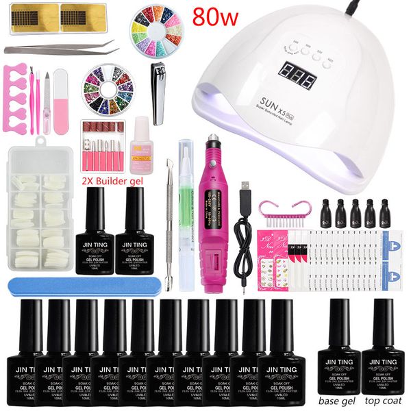 builder gel acrylic poly gel varnish set quick extension extend nails 48w /80w led uv lamp with 10 color nail polish
builder gel acrylic poly gel varnish set quick extension extend nails 48w /80w led uv lamp with 10 color nail polish