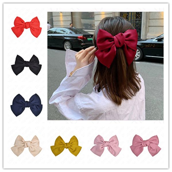 ins cute girls big bowknot hair-clips women kids hairpin solid color pinch cock barrettes fashion headress headwear sale e4703, Slivery;white
ins cute girls big bowknot hair-clips women kids hairpin solid color pinch cock barrettes fashion headress headwear sale e4703, Slivery;white