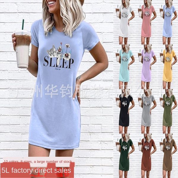 2020 women's daisy printed round collar short sleeve mini dress 2020 women's daisy printed round collar short sleeve mini dress, White
2020 women's daisy printed round collar short sleeve mini dress 2020 women's daisy printed round collar short sleeve mini dress, White