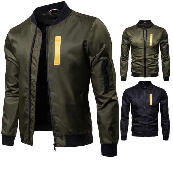 2019 new autumn and winter stand collar contrast men's flight suit jackets men black green colors m-5xl sizes men coat, Black;brown
2019 new autumn and winter stand collar contrast men's flight suit jackets men black green colors m-5xl sizes men coat, Black;brown