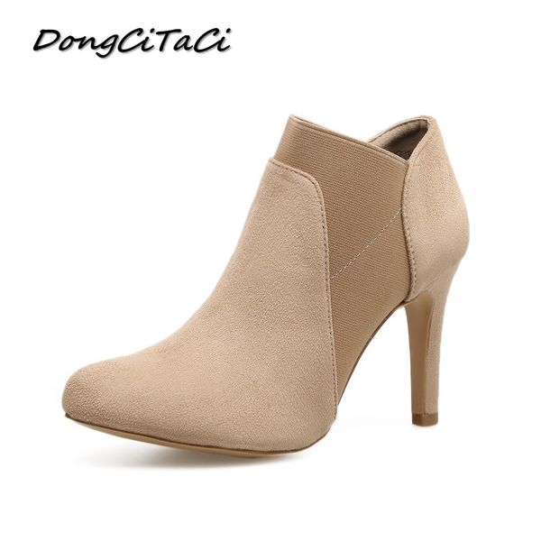dongcitaci 2018 autumn women ankle short boots shoes woman black beige high heels pumps party wedding female shoes bootie 35-40
dongcitaci 2018 autumn women ankle short boots shoes woman black beige high heels pumps party wedding female shoes bootie 35-40