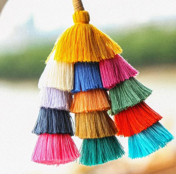 fashion big colorful tassel key chain bohemian bag pendant charms ornament women keychain car key ring holder, Slivery;golden
fashion big colorful tassel key chain bohemian bag pendant charms ornament women keychain car key ring holder, Slivery;golden