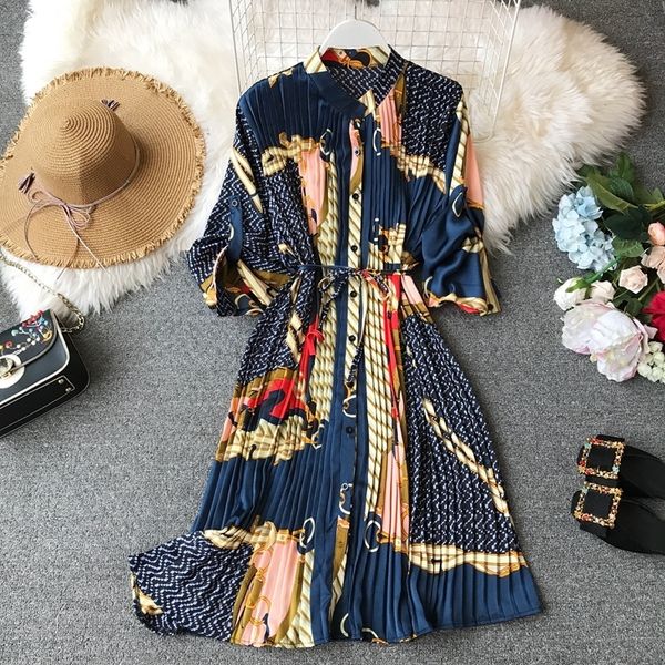 woman clothes summer dress spring ladies urban chiffon loose printed dress fashion festival three quarter lantern sleeves dress, Black;gray
woman clothes summer dress spring ladies urban chiffon loose printed dress fashion festival three quarter lantern sleeves dress, Black;gray