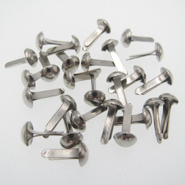 100pcs 4.5x8mm round mini iron brads for stamping embellishment scrapbooking diy crafts silver gold black white brass 5 colors
100pcs 4.5x8mm round mini iron brads for stamping embellishment scrapbooking diy crafts silver gold black white brass 5 colors