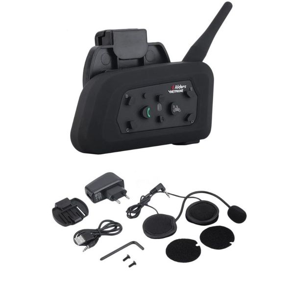 us / eu plug v6 helmet intercom 6 riders 1200m motorcycle bluetooth intercom headset walkie talkie helmet bt interphone
us / eu plug v6 helmet intercom 6 riders 1200m motorcycle bluetooth intercom headset walkie talkie helmet bt interphone