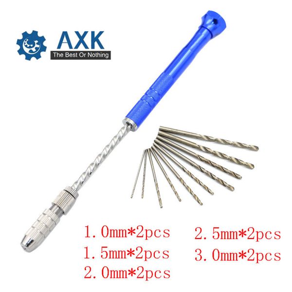 spiral hand drill semi automatic pin vise keyless chuck jewelry walnut manual drilling hole carving 10pc twist drill bits set dt
spiral hand drill semi automatic pin vise keyless chuck jewelry walnut manual drilling hole carving 10pc twist drill bits set dt