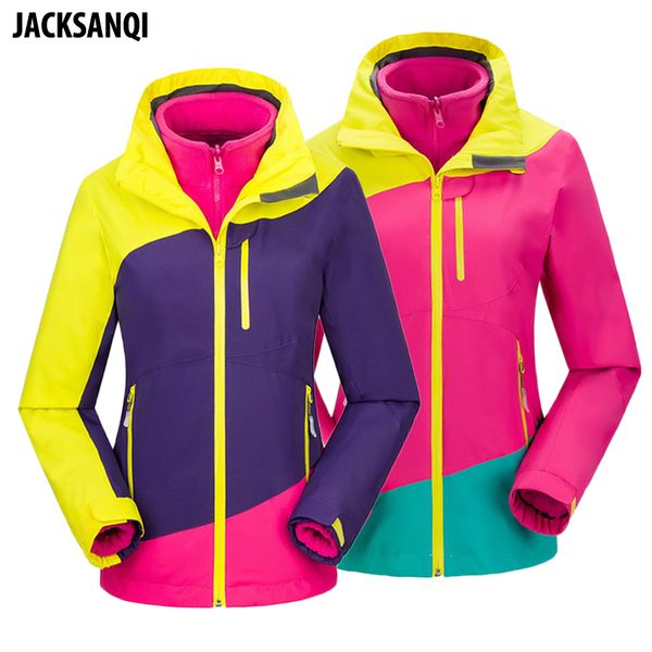 jacksanqi winter 2018 women fleece 2 pieces jackets outdoor thermal windbreaker camping skiing trekking female thick coats ra159, Blue;black
jacksanqi winter 2018 women fleece 2 pieces jackets outdoor thermal windbreaker camping skiing trekking female thick coats ra159, Blue;black