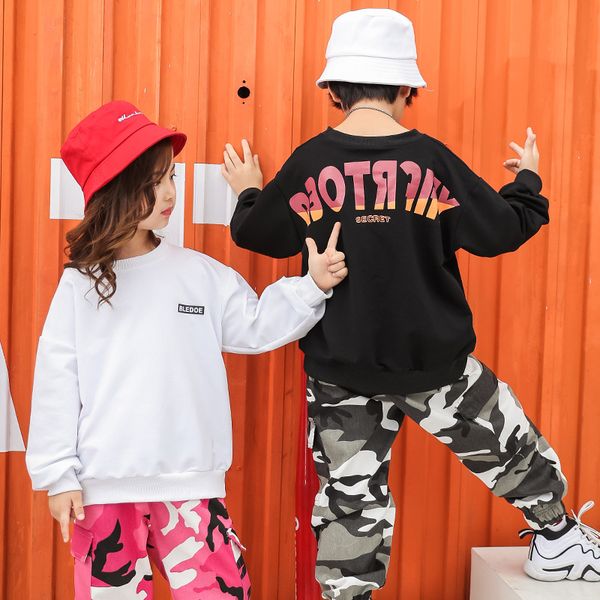 hip hop children clothing suit letter +camouflage pants girls boys two piece outfits children jazz street dance costume, White
hip hop children clothing suit letter +camouflage pants girls boys two piece outfits children jazz street dance costume, White