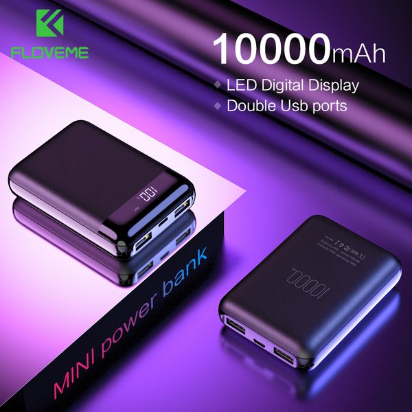 floveme mini power bank 10000mah portable charger dual usb led display powerbank for xiaomi mi iphone external battery poverbank
floveme mini power bank 10000mah portable charger dual usb led display powerbank for xiaomi mi iphone external battery poverbank