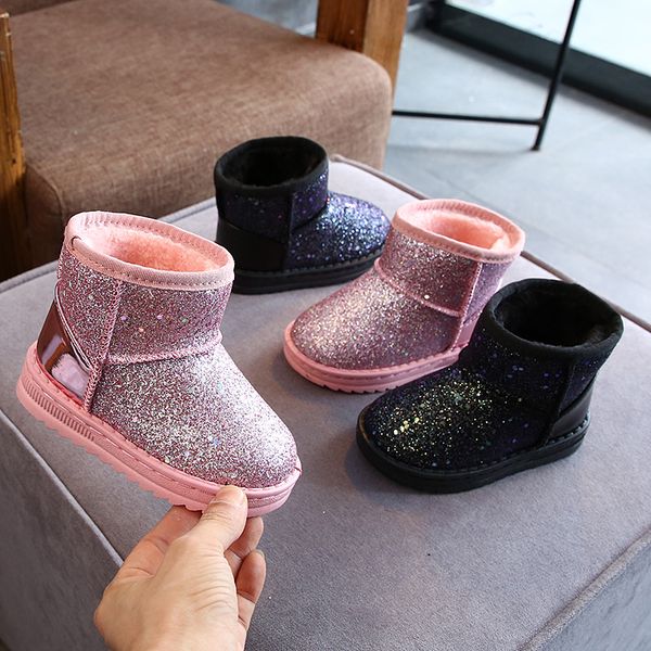 comfy kids winter kids fashion snow boots thick child children love snow bootsshiny boots for, Black;grey
comfy kids winter kids fashion snow boots thick child children love snow bootsshiny boots for, Black;grey