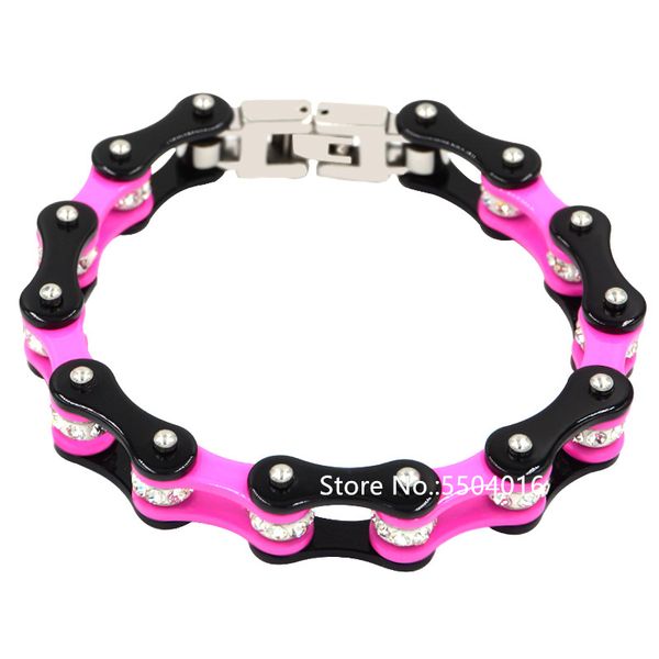 fashion punk rock 316l stainless steel biker mens link chain motorcycle bike bicycle chain bracelets bangles men jewelry gifts, Black
fashion punk rock 316l stainless steel biker mens link chain motorcycle bike bicycle chain bracelets bangles men jewelry gifts, Black
