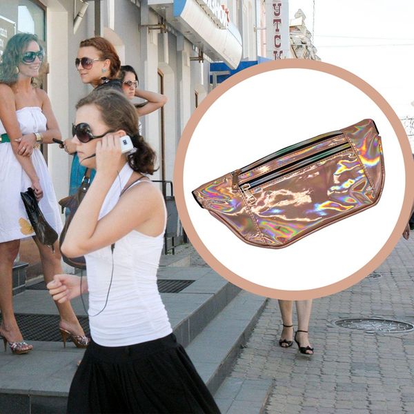 fashion women double zipper hologram laser waist bag shiny neon fanny pack punk reflective bum bag travel purse
fashion women double zipper hologram laser waist bag shiny neon fanny pack punk reflective bum bag travel purse