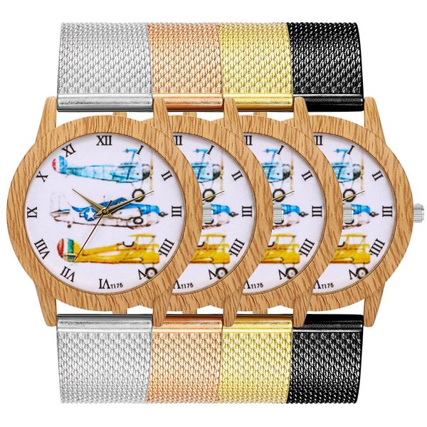 net with watch fashion smooth wristband korean men and women table t175f 1, Slivery;brown
net with watch fashion smooth wristband korean men and women table t175f 1, Slivery;brown