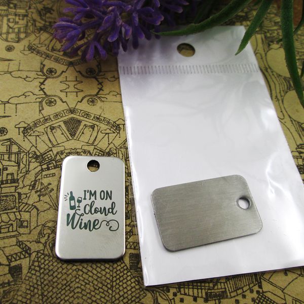 40pcs--"i'm on clond wine"stainless steel charms more style for choosing diy charms pendants for necklace, Bronze;silver
40pcs--"i'm on clond wine"stainless steel charms more style for choosing diy charms pendants for necklace, Bronze;silver