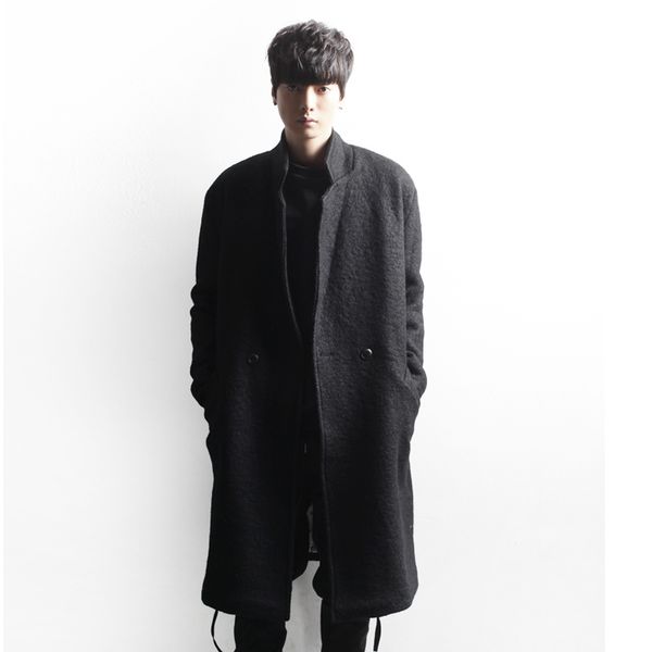 mixcubic 2017 winter england style warm double breasted woolen jackets for men long section casual slim wool coats men,m, Black
mixcubic 2017 winter england style warm double breasted woolen jackets for men long section casual slim wool coats men,m, Black