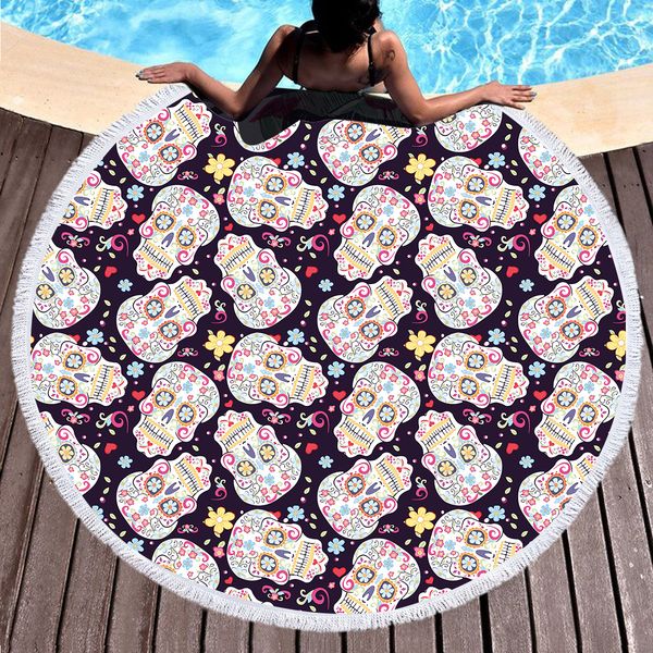 printed red charm skull beach towel round microfiber beach towels roundie adults serviette de plage toalla playa selling
printed red charm skull beach towel round microfiber beach towels roundie adults serviette de plage toalla playa selling