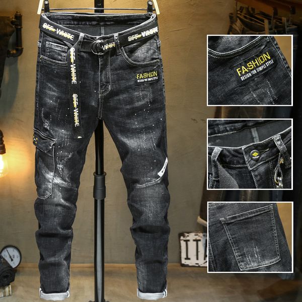 newbalmainmens distressed ripped biker jeans slim fit motorcycle biker denim for men fashion designer diesel men jeans luxury jeans, Blue
newbalmainmens distressed ripped biker jeans slim fit motorcycle biker denim for men fashion designer diesel men jeans luxury jeans, Blue
