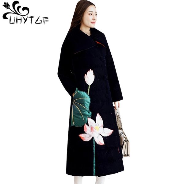 uhytgf m-3xl luxury long outerwear parker women retro winter cotton coat single breasted embroidery slim snow warm winter coat73, Black
uhytgf m-3xl luxury long outerwear parker women retro winter cotton coat single breasted embroidery slim snow warm winter coat73, Black