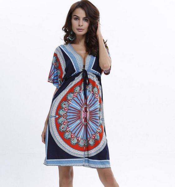 lady new bohemian summer style women short sleeve deep v neck casual fashion print mini beach dresses plus size -xxl, Black;pink
lady new bohemian summer style women short sleeve deep v neck casual fashion print mini beach dresses plus size -xxl, Black;pink