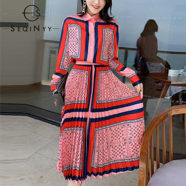 seqinyy red set 2020 summer spring new fashion design women long sleeve shirt + pleated skirt flowers print suit, White
seqinyy red set 2020 summer spring new fashion design women long sleeve shirt + pleated skirt flowers print suit, White