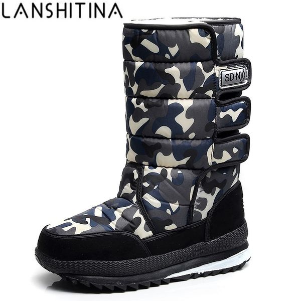 2019 new winter camouflage snow men boots cotton work shoes waterproof with fur plush warm male casual men mid-calf boots size47, Black
2019 new winter camouflage snow men boots cotton work shoes waterproof with fur plush warm male casual men mid-calf boots size47, Black