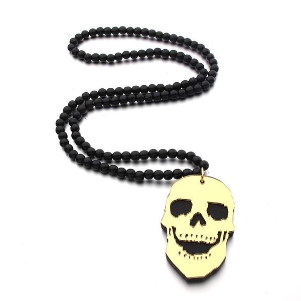 wooden halloween jewelry skull necklace stainless steel gothic biker pendant & chain for men/women punk gift gold/black/sliver, Silver
wooden halloween jewelry skull necklace stainless steel gothic biker pendant & chain for men/women punk gift gold/black/sliver, Silver