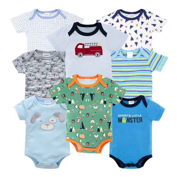 8 pcs/set short sleeve baby bodysuits 100%cotton overalls newborn boys clothes bodys de girls jumpsuit & clothing for 0-12m, Blue
8 pcs/set short sleeve baby bodysuits 100%cotton overalls newborn boys clothes bodys de girls jumpsuit & clothing for 0-12m, Blue