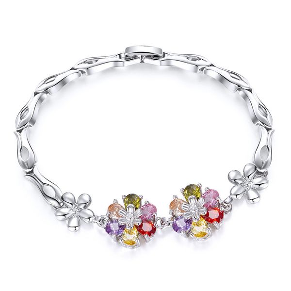 silver zircon bracelet colorful zircon bracelets hypoallergenic bracelet fashion female bangles flower bracelets gift jewelry, Black
silver zircon bracelet colorful zircon bracelets hypoallergenic bracelet fashion female bangles flower bracelets gift jewelry, Black