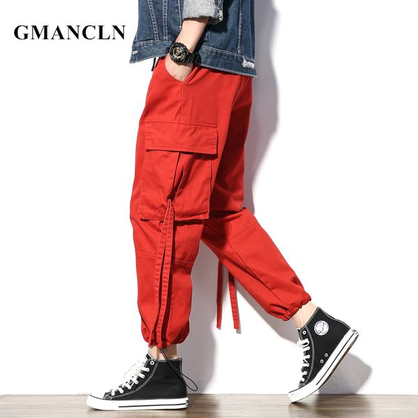 gmancl men new multi-pocket casual cargo pants personality ribbon hip hop streetwear cotton male joggers pants plus size 5xl, Black
gmancl men new multi-pocket casual cargo pants personality ribbon hip hop streetwear cotton male joggers pants plus size 5xl, Black