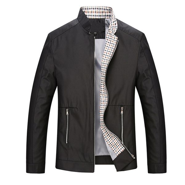 new 2018 leisure business breif men jacket zipper coat stand collar navy black nz801, Black;brown
new 2018 leisure business breif men jacket zipper coat stand collar navy black nz801, Black;brown