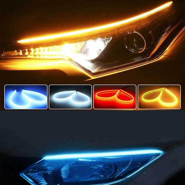 2pcs ultrafine cars drl led daytime running lights white turn signal yellow guide strip for headlight assembly drop shipping
2pcs ultrafine cars drl led daytime running lights white turn signal yellow guide strip for headlight assembly drop shipping