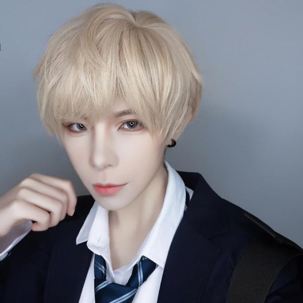ailiade blonde wigs men's short straight synthetic heat resistant hair for black african american famale cosplay party daily
ailiade blonde wigs men's short straight synthetic heat resistant hair for black african american famale cosplay party daily
