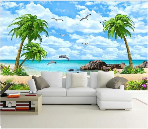 3d room wallpaper custom p non-woven mural love sea coconut tree dolphin bay landscape painting living p wallpaper for walls 3 d
3d room wallpaper custom p non-woven mural love sea coconut tree dolphin bay landscape painting living p wallpaper for walls 3 d