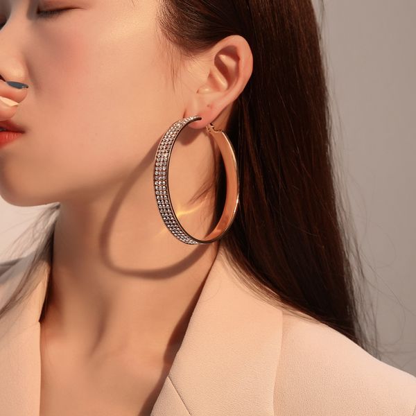 2020 earrings hoops with colorful crystal gradients big circles exaggerated fashion birthday gifts for women, Golden;silver
2020 earrings hoops with colorful crystal gradients big circles exaggerated fashion birthday gifts for women, Golden;silver