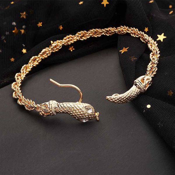 bangle moroccan style classic snake head bracelet anklet alloy made specially for aristocrats customized golden open wholesale, Black
bangle moroccan style classic snake head bracelet anklet alloy made specially for aristocrats customized golden open wholesale, Black