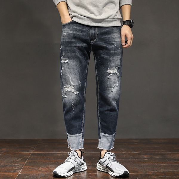 2019 men new fashion distressed holes jeans men casual cotton slim blue long pants denim jeans motorcycle biker summer
2019 men new fashion distressed holes jeans men casual cotton slim blue long pants denim jeans motorcycle biker summer