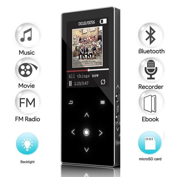 mp4 player with bluetooth 16gb touch button hifi lossless music player 1.8 inch tft screen built-in speaker mp4 audio player
mp4 player with bluetooth 16gb touch button hifi lossless music player 1.8 inch tft screen built-in speaker mp4 audio player