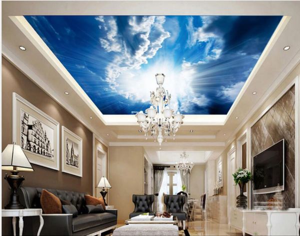 custom 3d ceilings blue sky white clouds ceilings sunshine ceiling mural 3d murals wallpaper for living room
custom 3d ceilings blue sky white clouds ceilings sunshine ceiling mural 3d murals wallpaper for living room