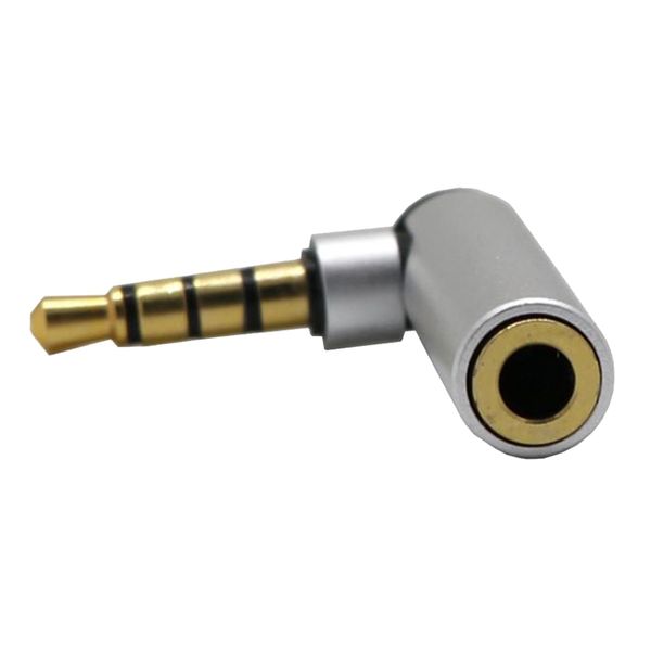 3.5mm male to female 90degree right angle adapter audio microphone jack 
3.5mm male to female 90degree right angle adapter audio microphone jack