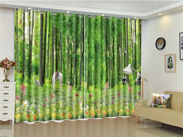 wholesale curtain beautiful forest flowers, all over the animals, groups of 3d landscape curtains, beautiful and satisfied curtains
wholesale curtain beautiful forest flowers, all over the animals, groups of 3d landscape curtains, beautiful and satisfied curtains